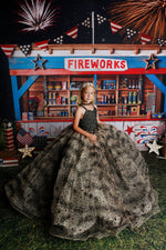 Starry Eyes Couture Gown-custom color options - GORGEOUS SPECIAL OCCASION OR PHOTO SHOOT DRESS