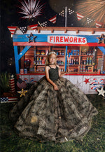Starry Eyes Couture Gown-custom color options - GORGEOUS SPECIAL OCCASION OR PHOTO SHOOT DRESS