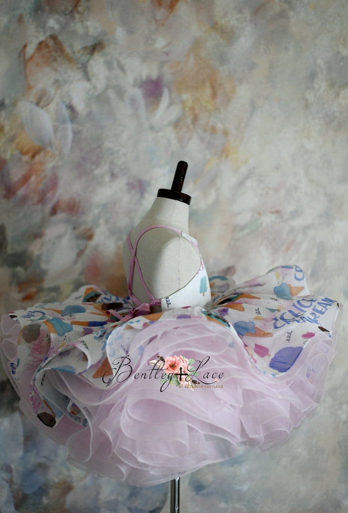 "Ice Cream Party"  - Editorial Dress, Couture Gown, Special Occasion Dress