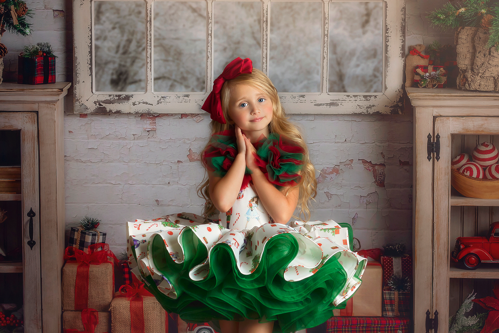 Baby couture dresses -  Holiday couture gown rental -perfect for photography sessions using babydream backdrops and other fine art drops.