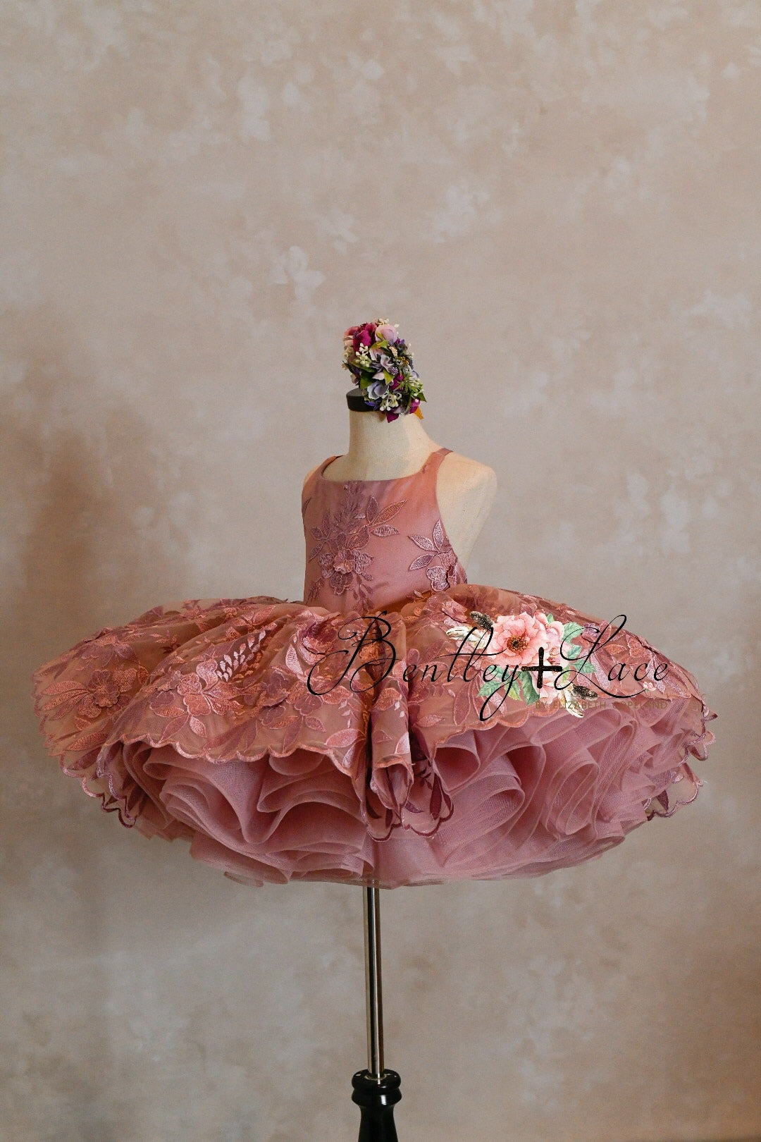 "Liliana" -  Dress Petal Short Length Dress ( 4 Year - Petite 5 Year)