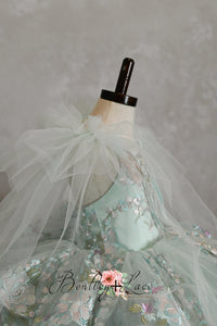 RETIRED RENTAL EUC  will come with CAPE - Brynn "Gardenia" -  Petal Length Dress ( 4 Year - Petite 5 Year)