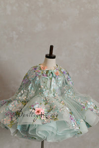 RETIRED RENTAL EUC  will come with CAPE - Brynn "Gardenia" -  Petal Length Dress ( 4 Year - Petite 5 Year)