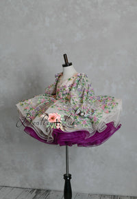 RETIRED RENTAL EUC "Delilah" -  dress+detachable sleeves-Petal Length Dress ( 4 Year - Petite 5 Year)