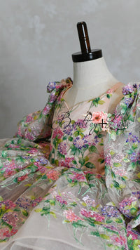RETIRED RENTAL EUC "Delilah" -  dress+detachable sleeves-Petal Length Dress ( 4 Year - Petite 5 Year)