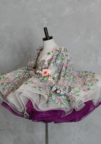 RETIRED RENTAL EUC "Delilah" -  dress+detachable sleeves-Petal Length Dress ( 4 Year - Petite 5 Year)