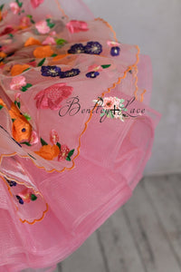 RETIRED RENTAL EUC "Enchanted" -  Petal Length Dress Pink Skirt ( 4 Year - Petite 5 Year)