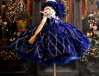Rts euc "Nutcracker Dance" - Blue Petal Length Dress  ( 6 Year - Petite 8 Year)