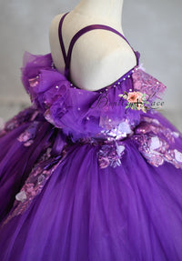 Retired rental Amethyst-  Floor Length Dress ( 5 Year - Petite 6 Year)