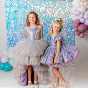 "Mermaid Kisses"  High Low - Editorial Dress, Couture Gown, Special Occasion Dress