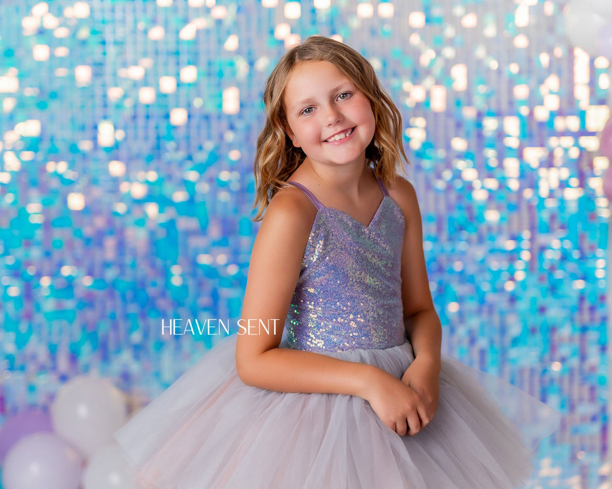 "Mermaid Kisses"  High Low - Editorial Dress, Couture Gown, Special Occasion Dress