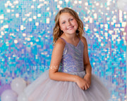 "Mermaid Kisses"  High Low - Editorial Dress, Couture Gown, Special Occasion Dress
