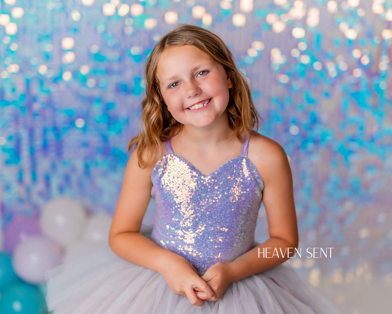 "Mermaid Kisses"  High Low - Editorial Dress, Couture Gown, Special Occasion Dress