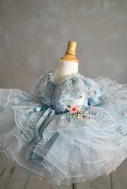 Elsa Petal Dress | Choose Your Color & Fabric | Editorial Couture Gown for Special Occasions
