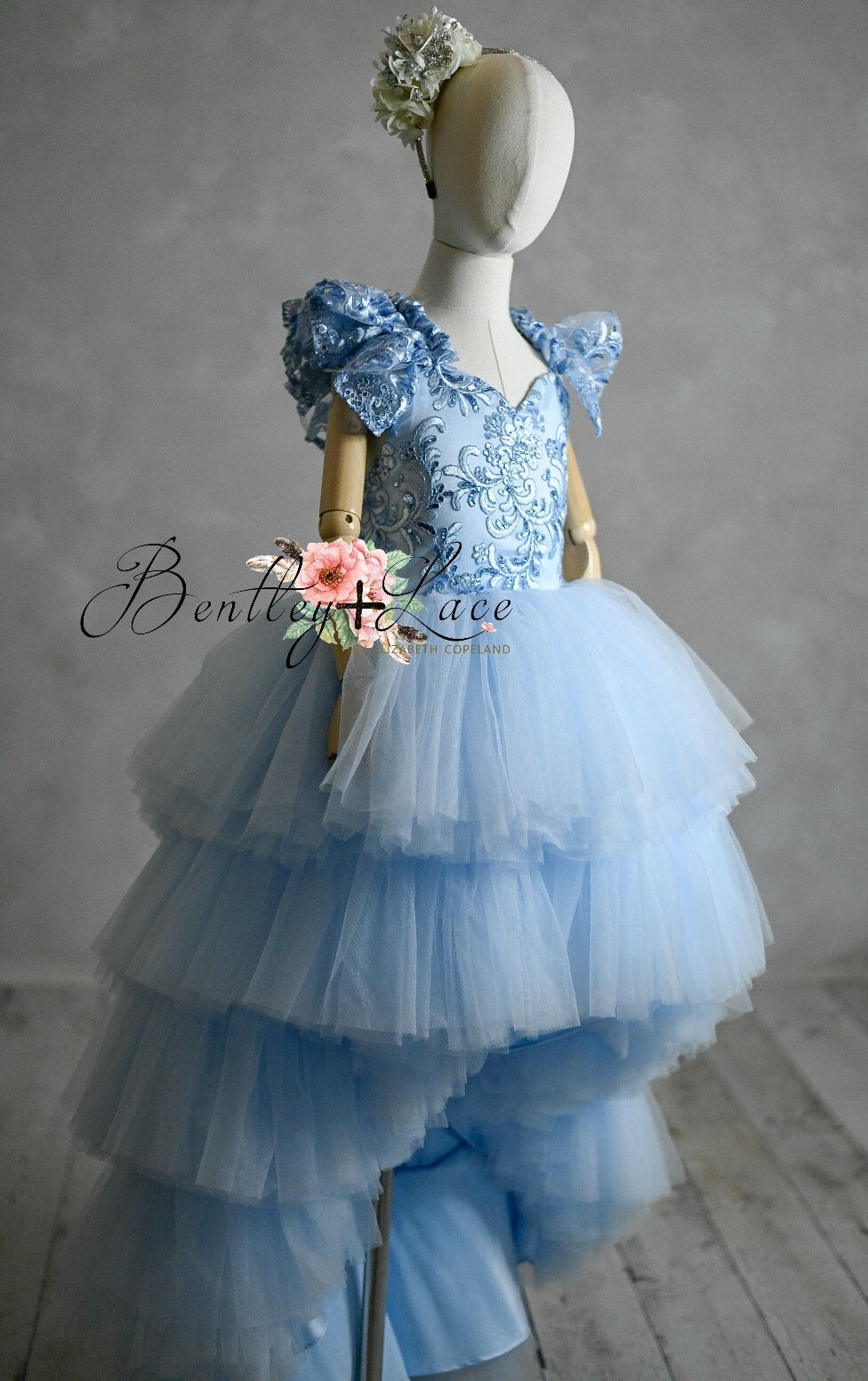 "Elouise" -  high low  Gown  ( 5 Year - Petite 6 Year)