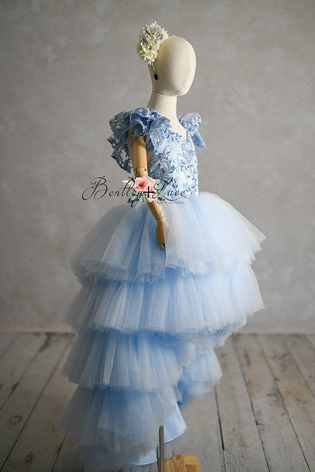 "Elouise" -  high low  Gown  ( 5 Year - Petite 6 Year)