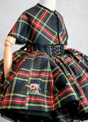 "Darling Plaid" - Pick color option. Editorial Dress, Couture Gown, Special Occasion Dress