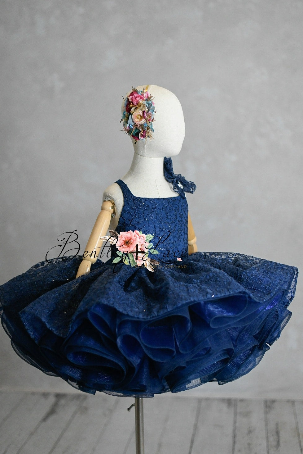 "SAPPHIRE" -  Petal Short Length Dress (6 Year - Petite 7 Year)