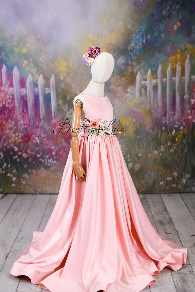 Ziggy  SILK SATIN SIMPLE DRESS