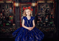 Rts euc "Nutcracker Dance" - Blue Petal Length Dress  ( 6 Year - Petite 8 Year)