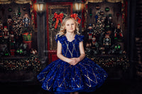 Rts euc "Nutcracker Dance" - Blue Petal Length Dress  ( 6 Year - Petite 8 Year)