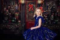 Rts euc "Nutcracker Dance" - Blue Petal Length Dress  ( 6 Year - Petite 8 Year)