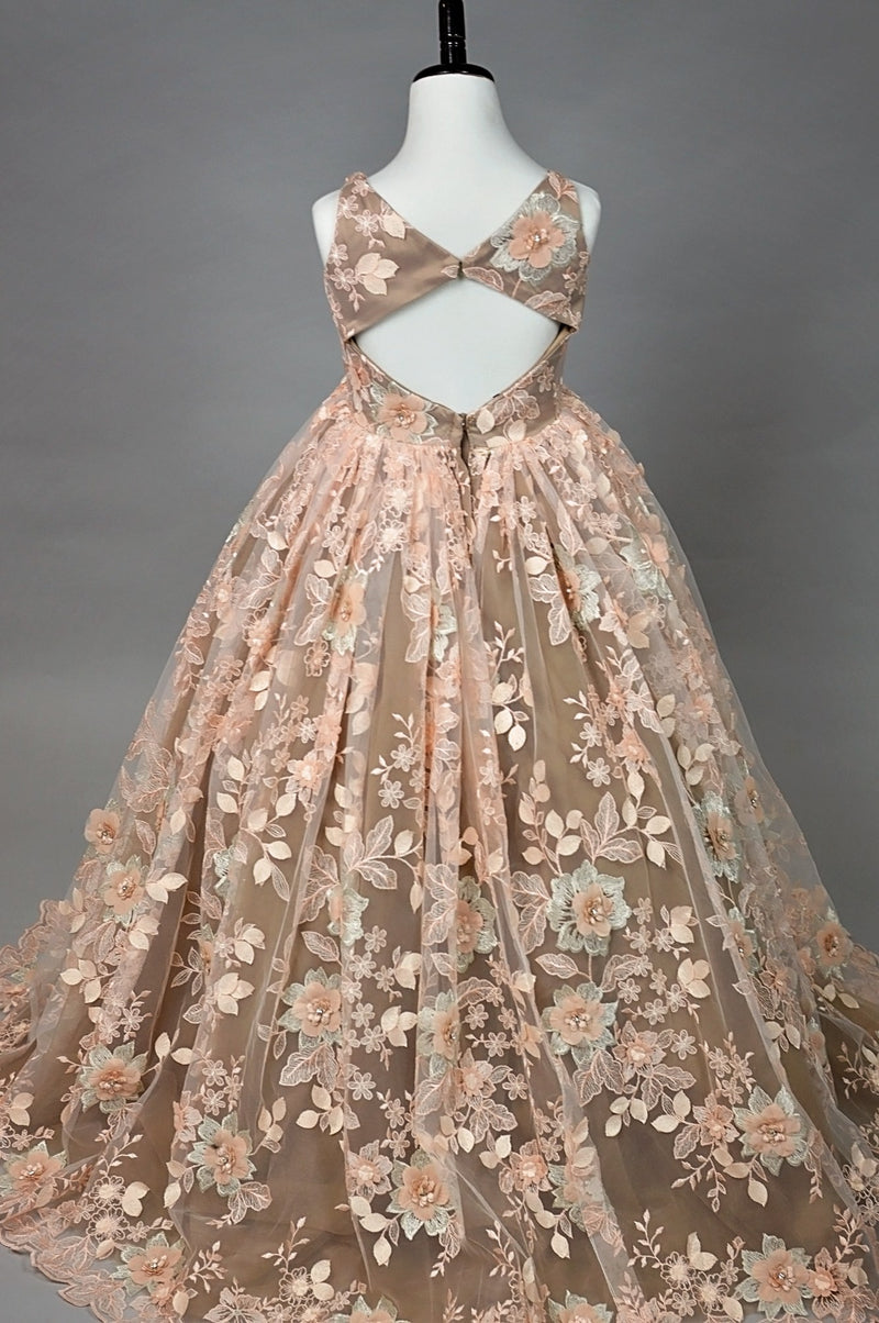 "Frankie" Flower Girl Dress,  Special Occasion Dress