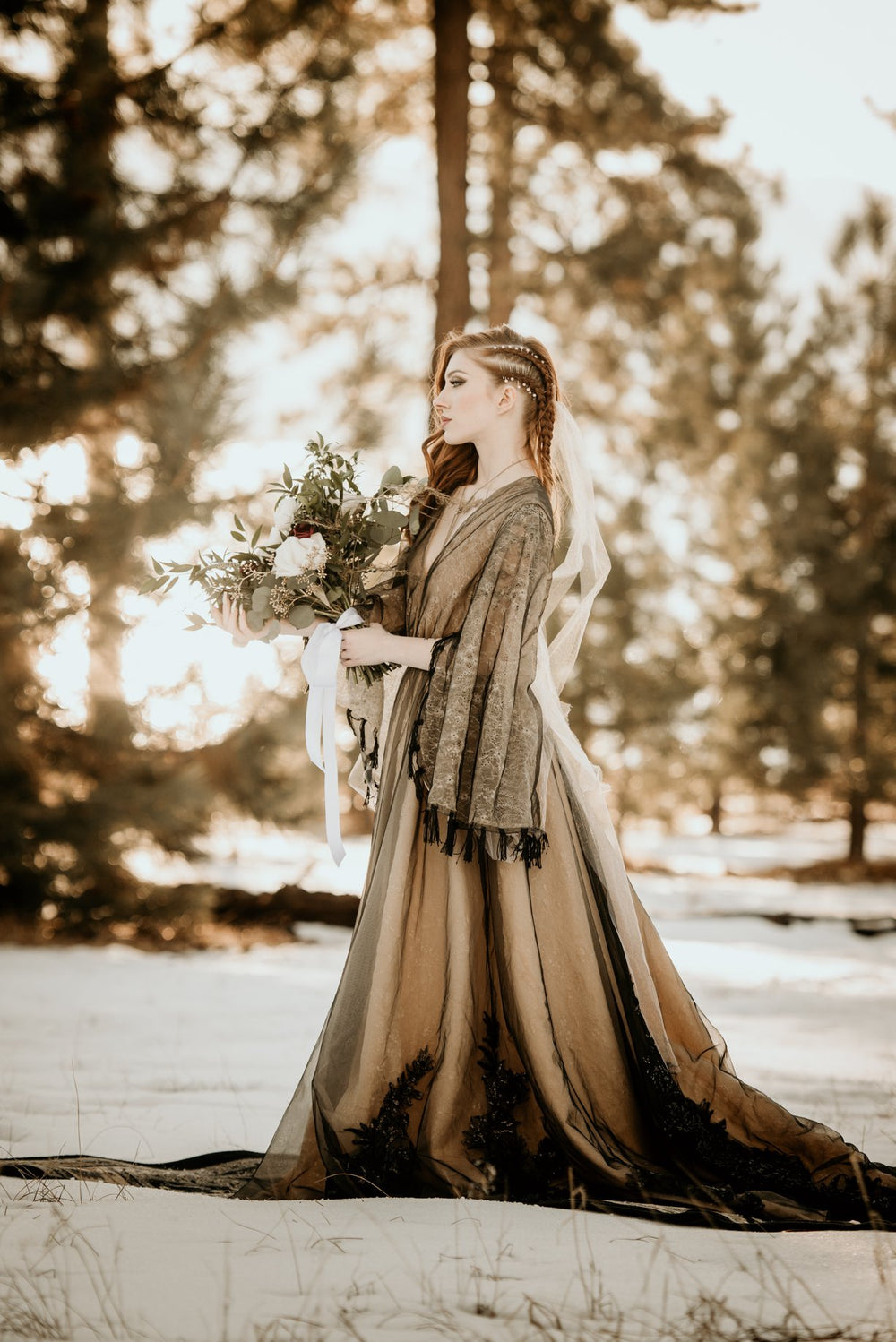 retired rental EUC Missouri Bohemian Inspired gown (Teen/Adult) Maternity/ Non Maternity.