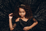 "Midnight  Asher" -  Floor Length Dress  -  Editorial Dress, Couture Gown, Special Occasio-n Dress