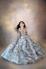 Starry Eyes Couture Gown-custom color options - GORGEOUS SPECIAL OCCASION OR PHOTO SHOOT DRESS