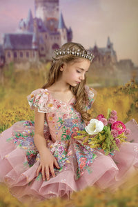 Retired rental guc "Lola" -  Petal Short Length Dress ( 6 Year - Petite 7 Year)