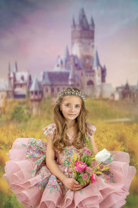 Retired rental guc "Lola" -  Petal Short Length Dress ( 6 Year - Petite 7 Year)