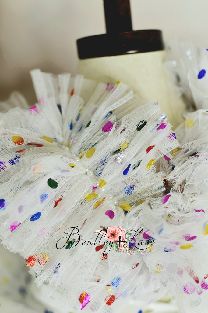 Petal "Party Confetti"- Short Length Dress (5 Year-Petite 7 Year) ready to ship. New.