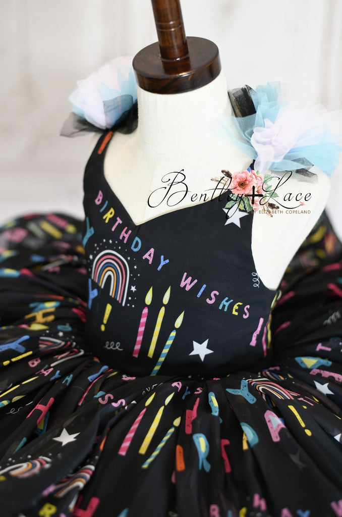 Euc "Birthday Girl" -   Petal Length Dress ( 4 Year - Petite 5 Year)