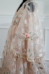 Retired Rental EUC Claire Bohemian Inspired gown (Teen/Adult) Maternity & non Maternity friendly