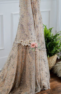 retired rental EUC Liberty -Beautiful boho inspired gown - (TEEN-ADULT) Maternity friendly.