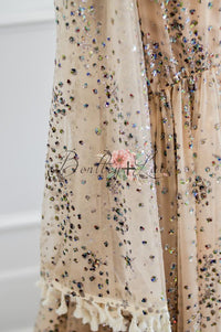 retired rental EUC Liberty -Beautiful boho inspired gown - (TEEN-ADULT) Maternity friendly.