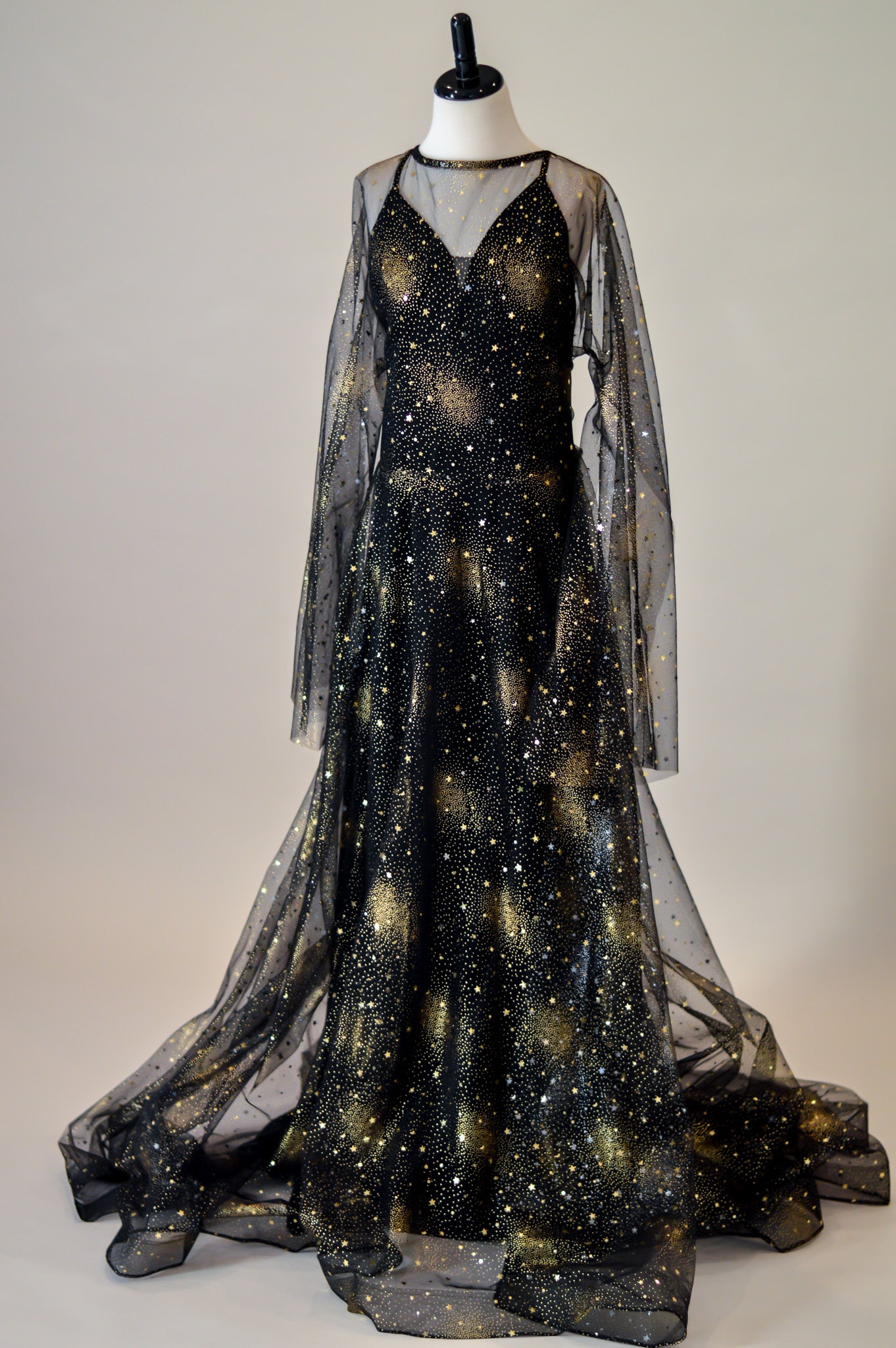 Midnight Stars -  Bohemian Inspired gown (Teen/Adult) Maternity/ Non Maternity no slip