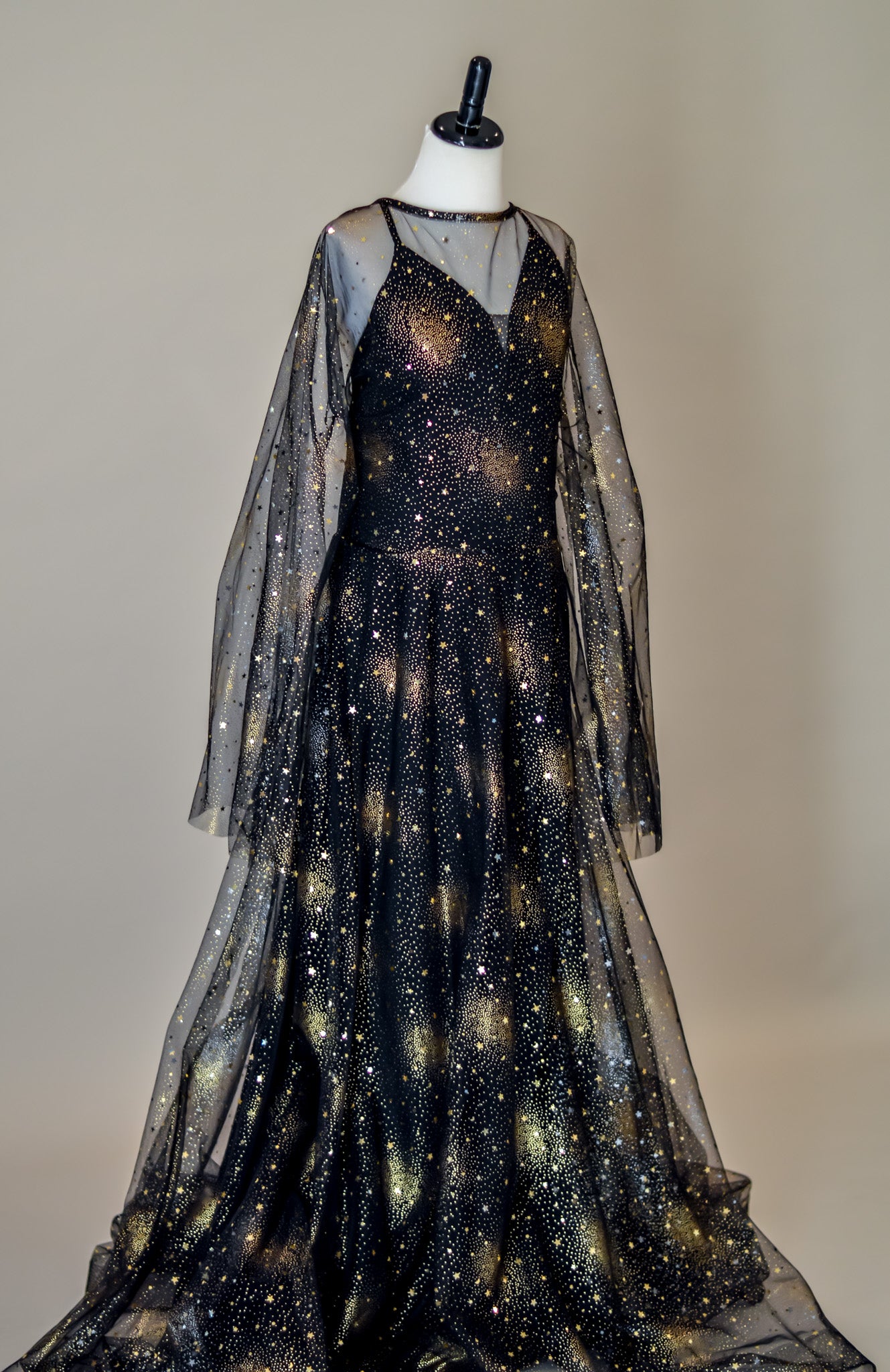 Midnight Stars -  Bohemian Inspired gown (Teen/Adult) Maternity/ Non Maternity no slip