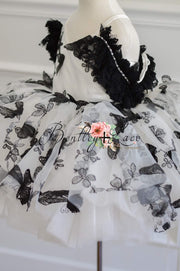 Butterfly Song Gown- select your silhouette  Short Length Gown  Editorial Dress, Couture Gown, Special Occasion Dress