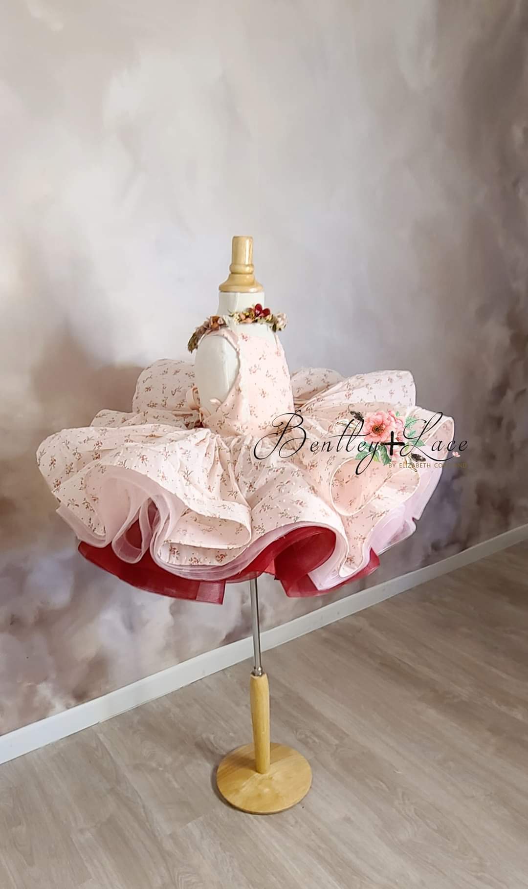 New. "Maybrie" -  Pink  Petal Length Dress  - ( 4 Year - Petite 5 Year)