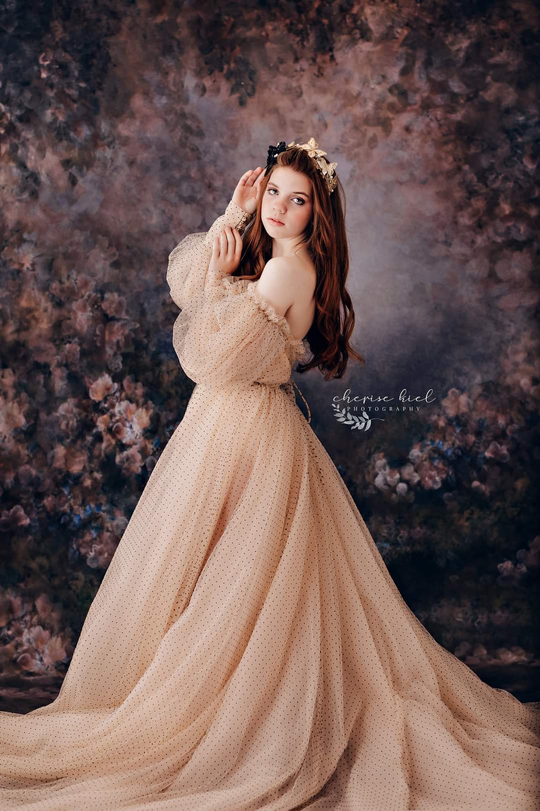young girl model in a photo studio in a wedding dress poses dynamically  raising her legs and arms 11882102 Stock Photo at Vecteezy