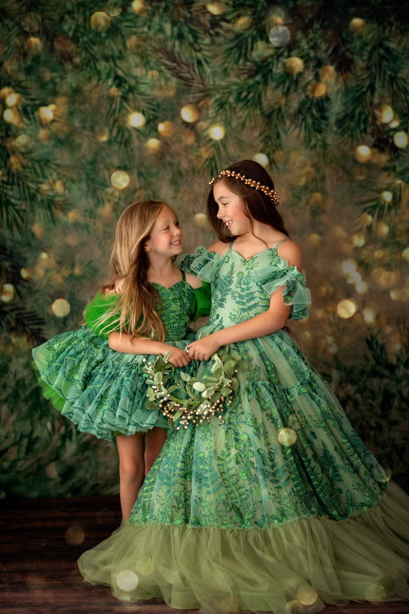 “Creative editorial couture gowns with dramatic silhouettes and artistic styling.”