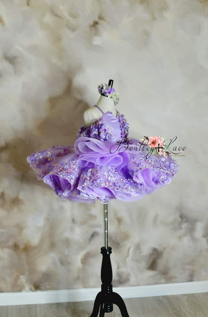 "Lavender Dreams"  Petal Length Dress ( 4 Year - Petite 5 Year)