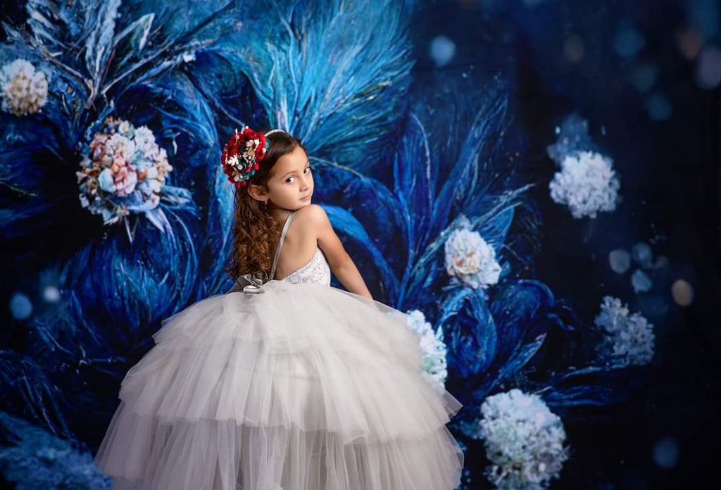 "Tinsel" -  detachable tulle skirt (best fits size 6-8 year))