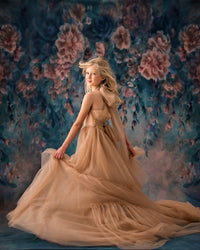 NEW "Hillary" - Nude - Beautiful boho inspired gown - (6 - 11 YEAR)