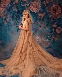 NEW "Hillary" - Nude - Beautiful boho inspired gown - (6 - 11 YEAR)