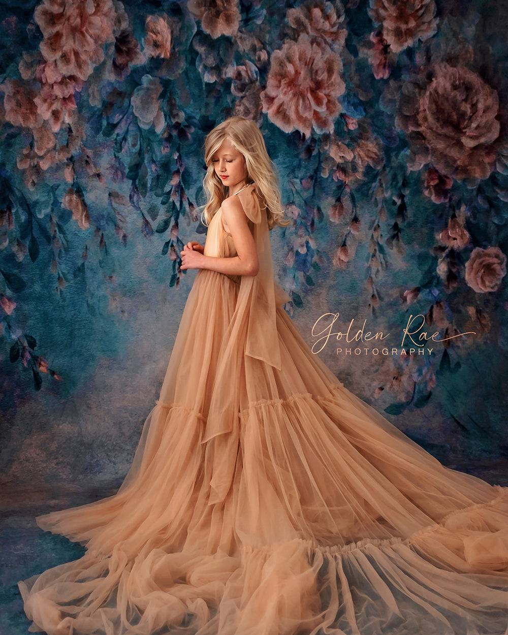 NEW "Hillary" - Nude - Beautiful boho inspired gown - (6 - 11 YEAR)