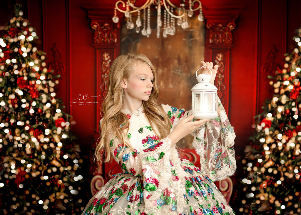 "Holiday Jewel" - Floor Length Dress ( 6 Year - Petite 8 Year)