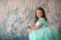 retired rental euc "Swan Dreams" - Pleated Bodice- Petal Length Dress  - ( 5 Year - Petite 6 Year)